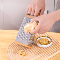 Multi-purpose 6 Side Stainless Steel Handheld Cheese Vegetable Graters Fruit Potato Cutter Peeler for Kitchen