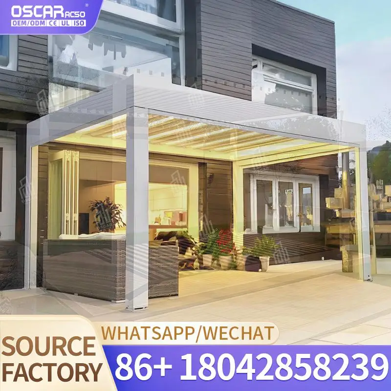 

10x10 Водонепроницаемая алюминиевая стальная пергола, идеи для сада, патио, беседки на заднем дворе