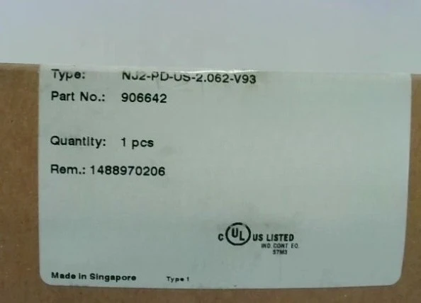 

Brand New 1PCS NJ2-PD-US-2.062-V93 High Quality Hot Selling Expedited shipping