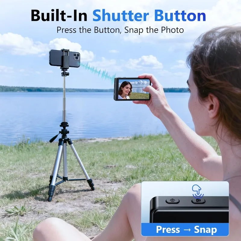 Selfie Monitor Screen Magnetic Back Camera Monitor Built-in Bluetooth 1500mAh Battery for Solo Shooting Vlogging Live Streamin image 5