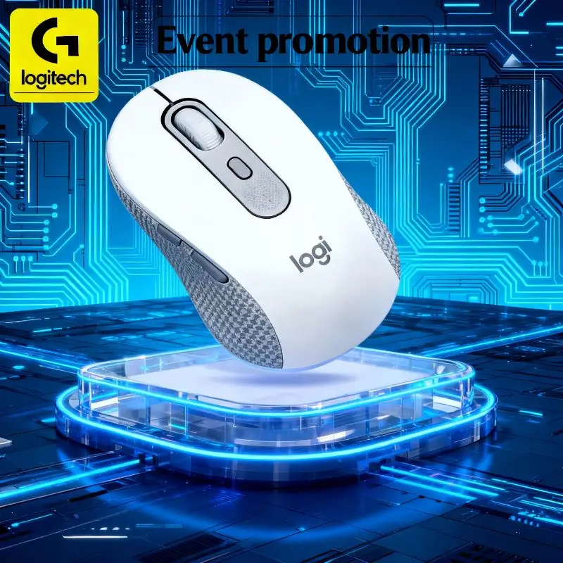 

[Выгодное предложение] Бесшумная мышь Logitech M650 большого размера с беспроводным Bluetooth-подключением и точным отслеживанием движений