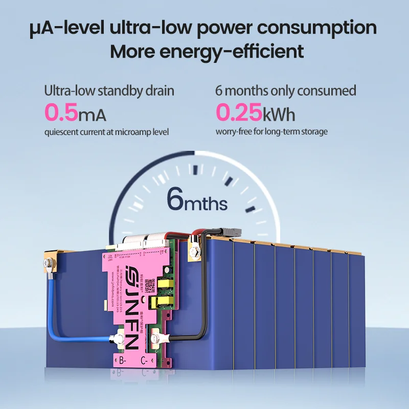 JNFN ANT Smart BMS 2.5A Active Balance 13S 16S 48V 20S 60V 24S 72V 84V 100A 160A 200A 320A Lifepo4 Li-Ion LTO 18650 Battery Pack view 5