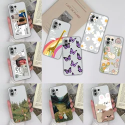 For Xiaomi 11 11 Pro 11 Lite 5G NE Case Cute Rabbit Clear Silicone Shockproof Luxury Senior For Xiaomi11 11Pro 11Lite 5GNE Cover