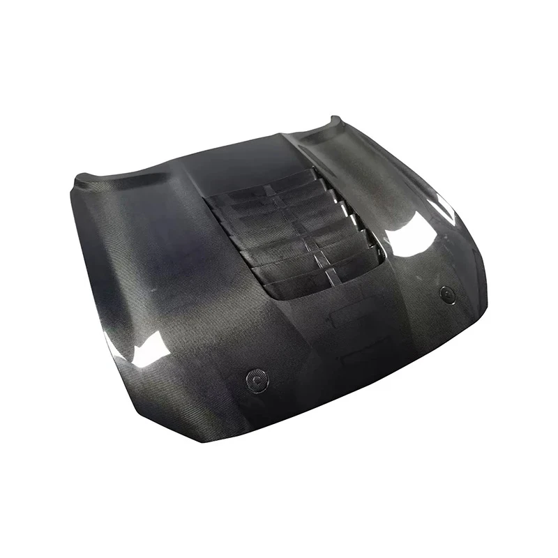 

GT500 Style Carbon Fiber Front Engine Bonnet Hood Vent New Condition for Ford Mustang GT EcoBoost S550.2 2018-2023