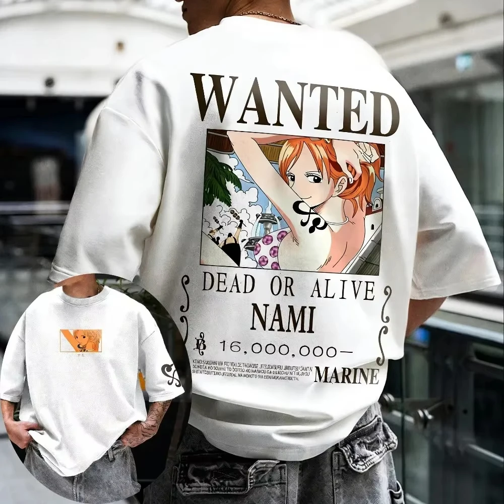 One Piece Japanese Anime Portgas · D · Ace Print Cotton T-Shirt Men Women Casual Short Sleeve T-shirt Casual Streetwear Tops