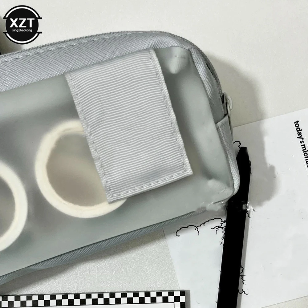 여아 남아 연필 가방, 학생용 필통, 다층 지퍼 보관 가방, 대용량 문구 상자