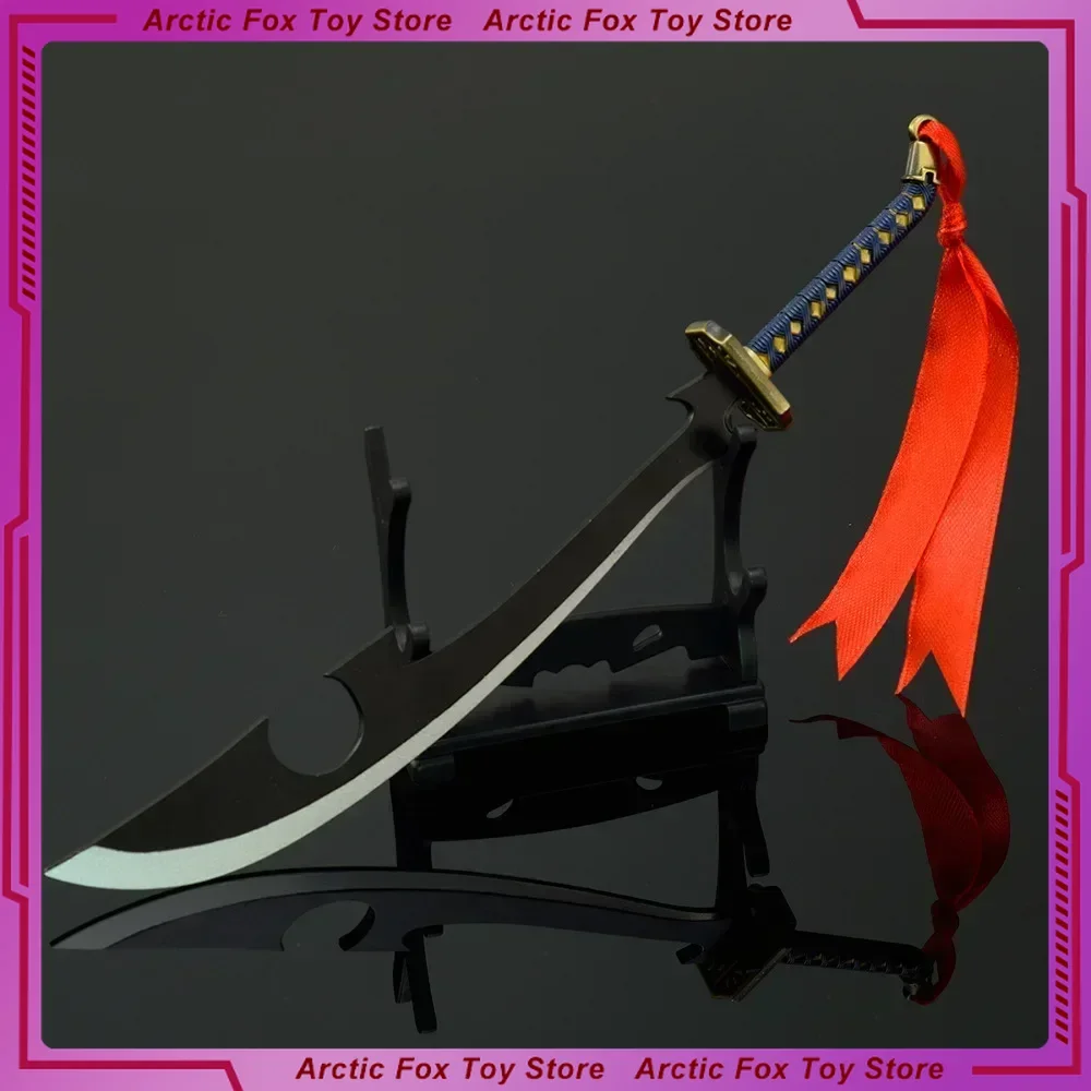 26cm Katen Kyokotsu Blade Bleach armas Kyoraku Shunsui periférico de animé Metal samurái moda exquisita figura de colección de espada