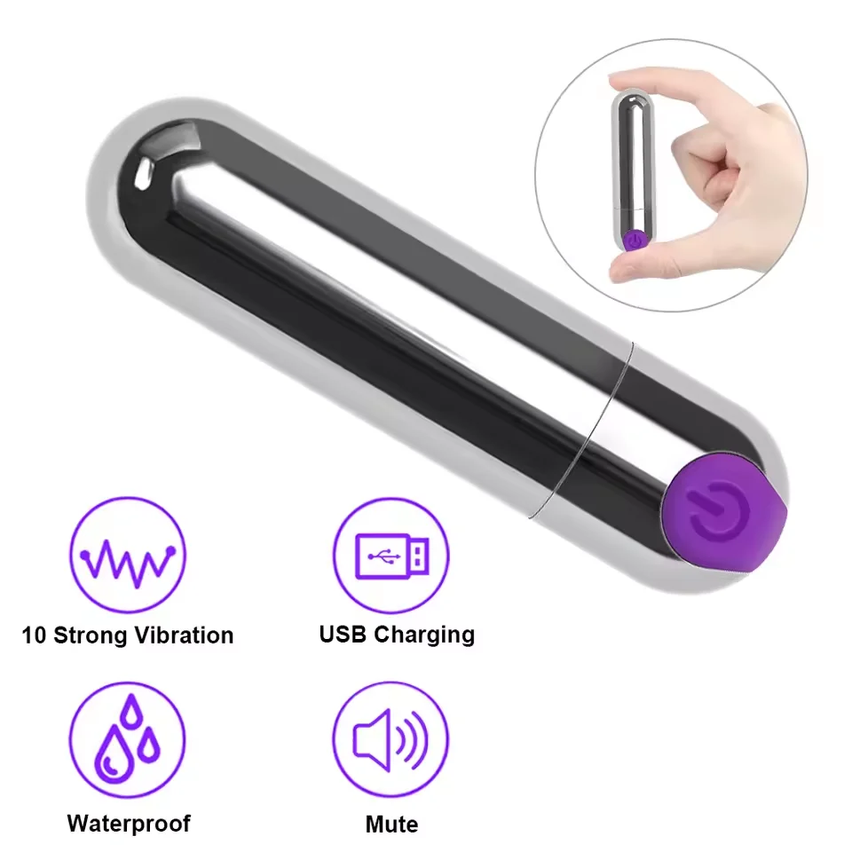 Mini Bullet Vibrator for Women G Spot Clitoris Stimulator Dildo Vaginal Nipple Massager Vibrating Egg Masturbation Sex Toy Adult view 3