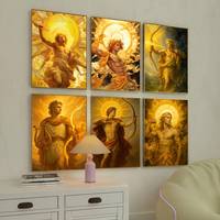Ancient Greek God Of Light Apollo Poster Suitable For Home Living Room Bedroom Office Bar Wall Decoration Sticker