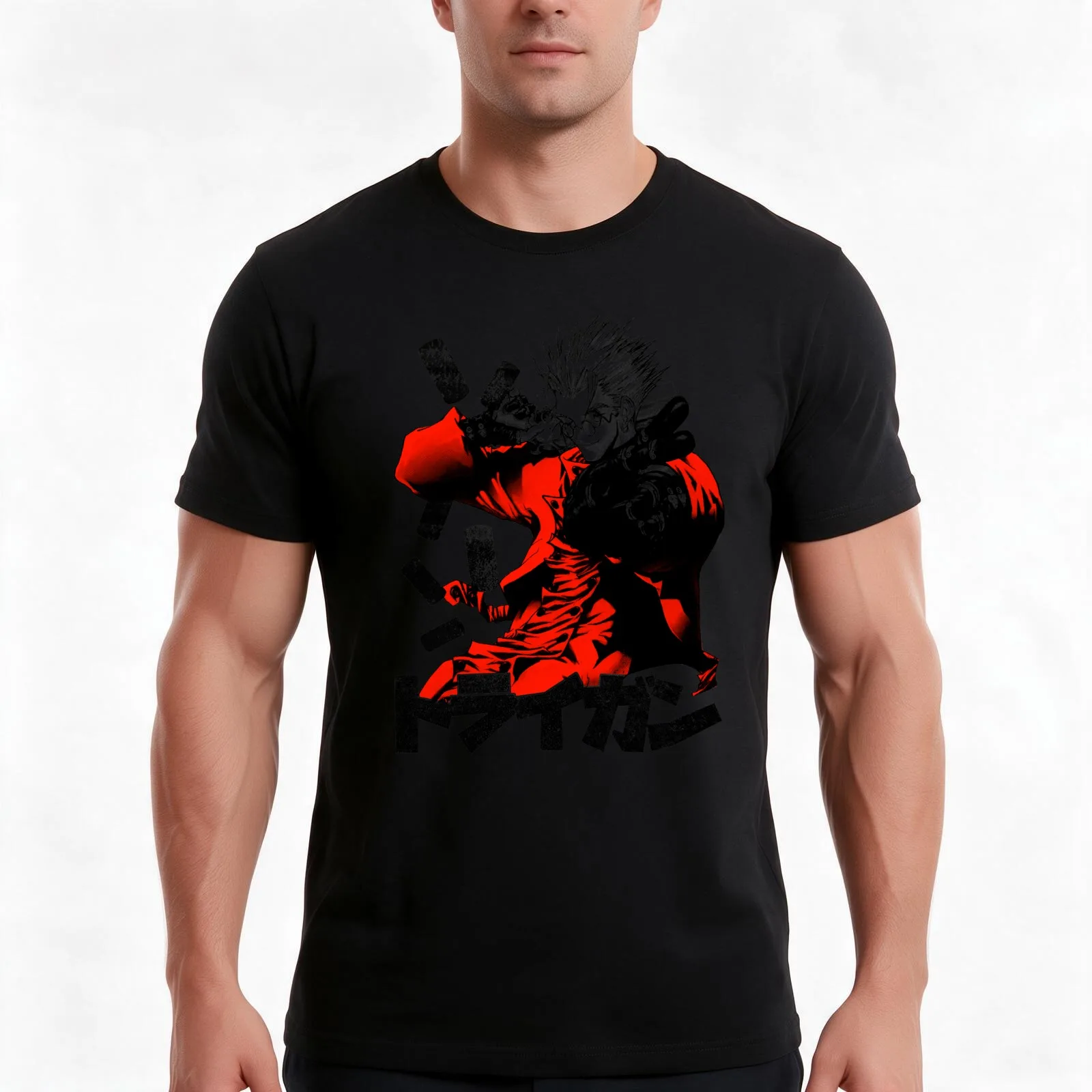The Stampede (black) T-Shirt, Summer Casual Cotton Tee, Oversized Streetwear Tops, Vintage Graphic Print, Loose Fit Short Sleeve