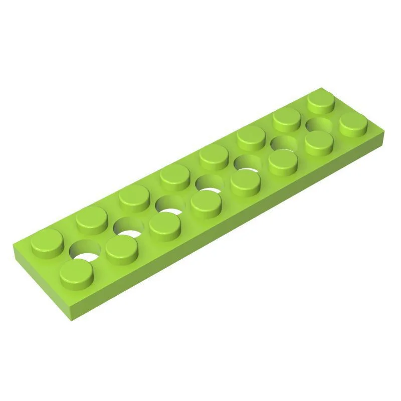 10 Stück 3738 Platte 2 x 8 mit 7 Löchern Bausteine Sammlungen Modulare Spielzeuge für Technische MOC DIY Geschenk-Bausteine – Detail 6