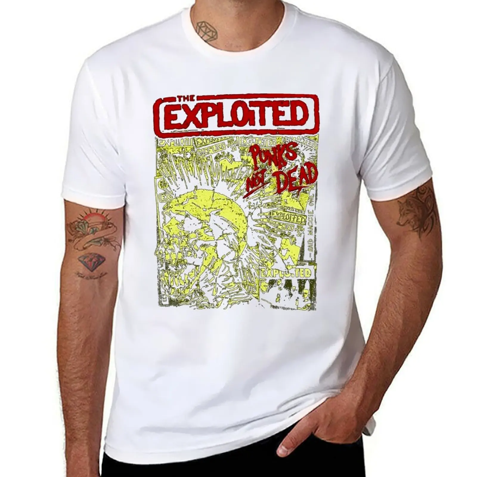 

The Exploited T-Shirt t shirt man casual cotton t shirts man 100% T-Shirt