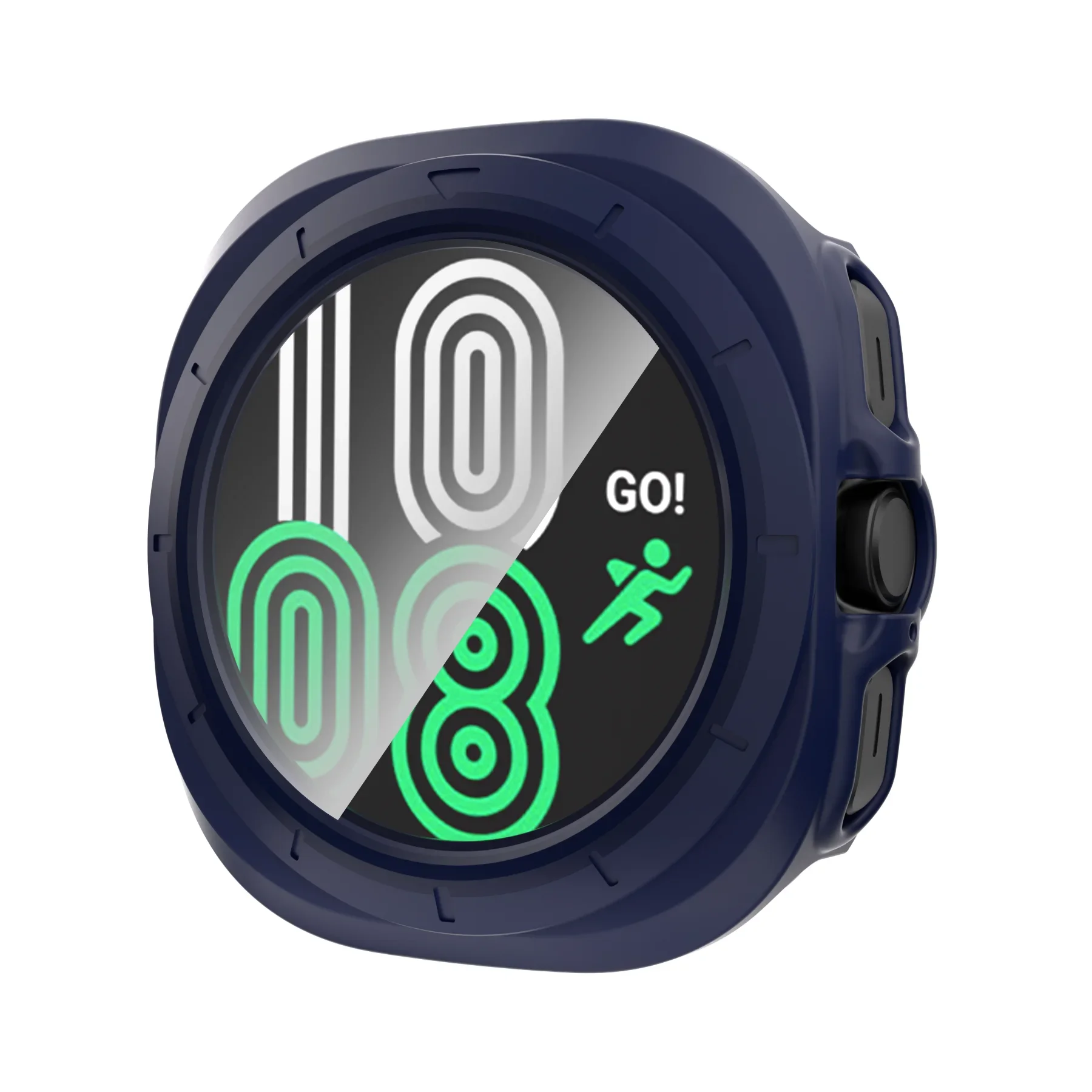 Vidro e Case para Samsung Galaxy Watch, Acessórios iWatch, Capa Protetora de Tela, 7 Ultra, 47mm