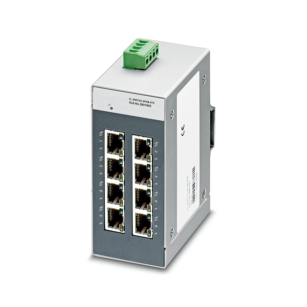 

2891002 For Phoenix Industrial Ethernet Switch FL SWITCH SFNB 8TX