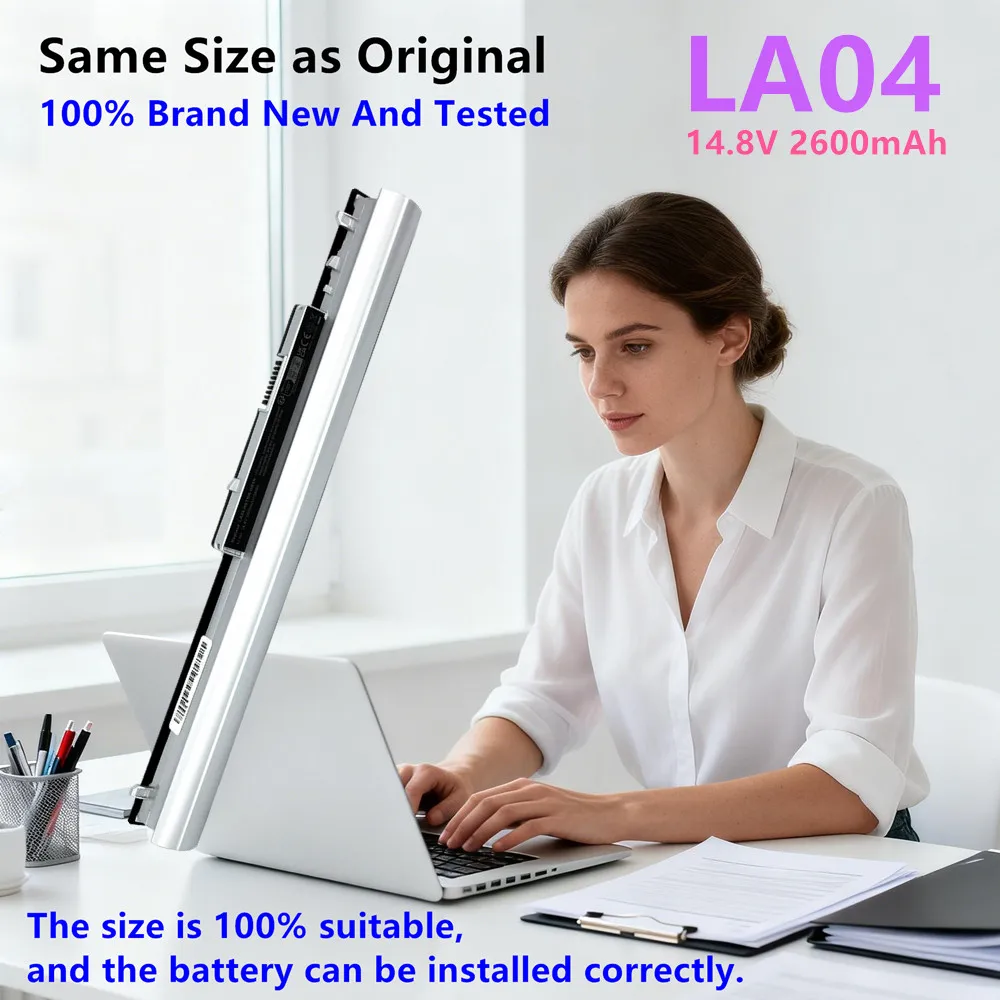 LA04DF Laptop Battery For HP Pavilion 14-N 15-N LA04 TPN-Q132 248 340 345 350 355 G1 G2 15-F G14 TPN-Q129 TPN-Q130 TPN-Q131