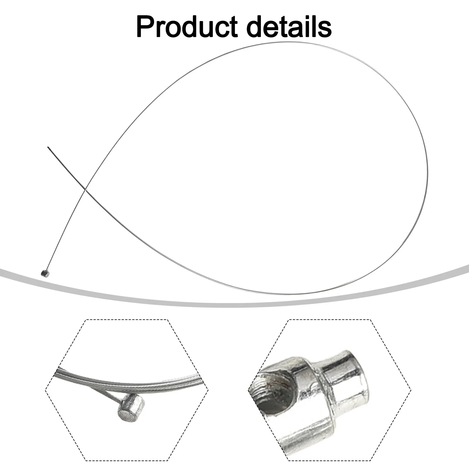 Accessories Lawn Mower Cable High Quality Nipple Nut With Sleeve 100cm 40inch Diameter 0.16cm Equipment Repair Kit