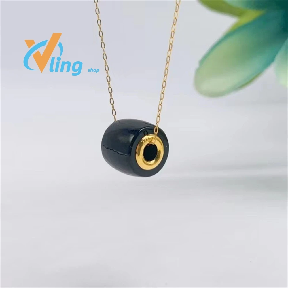 Pure Natural Hetian Jade Transshipment Beads Best Sellers 2022 Products  Couples Personalized Necklace Simple Temperament Style