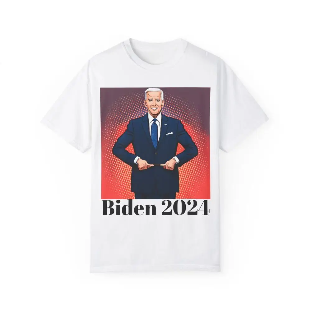 Biden 2024 T-shirt President Democrat Shirt Anime Graphic T-shirts Y2K Tops Unisex Summer Short Sleeve