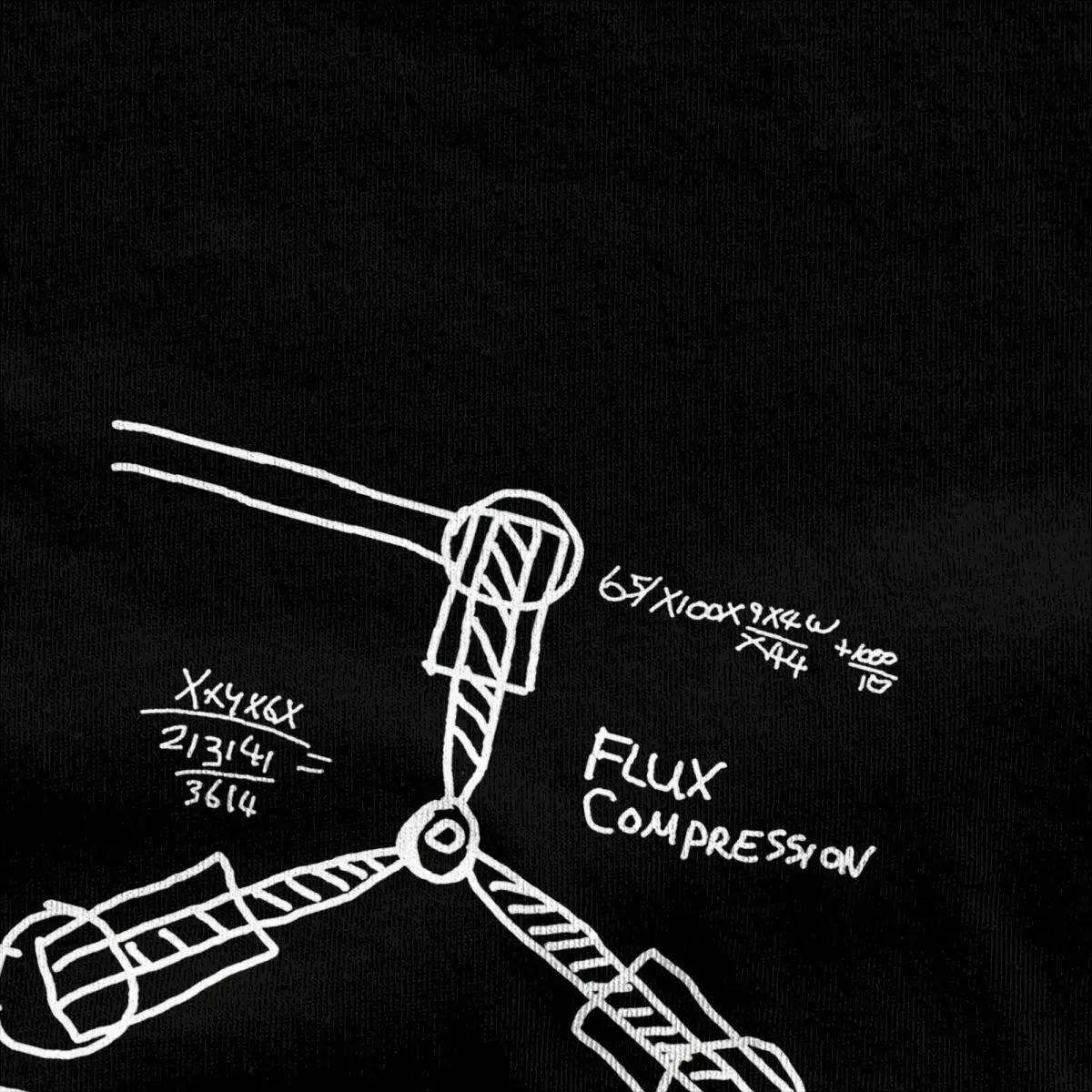 Novelty Back To The Future Flux Capacitor T-Shirt Men O Neck 100% Cotton T Shirt Short Sleeve Tees Printed Clothes