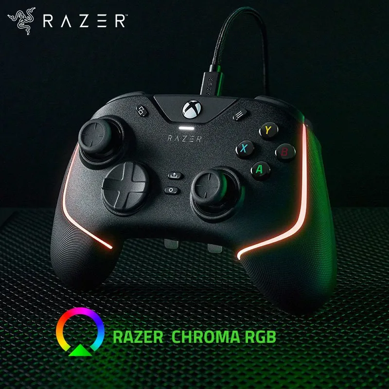 TLCRETE Original Razer Wolverine V2 Chroma - Fully Customisable Series X|S Controller with RGB Lighting