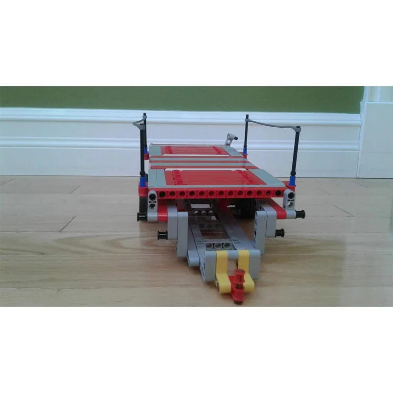 

MOC-60176 Новая классическая грузовая транспортная платформа, модель строительного блока прицепа, 634 шт., детская игрушка на день рождения для мальчиков в подарок