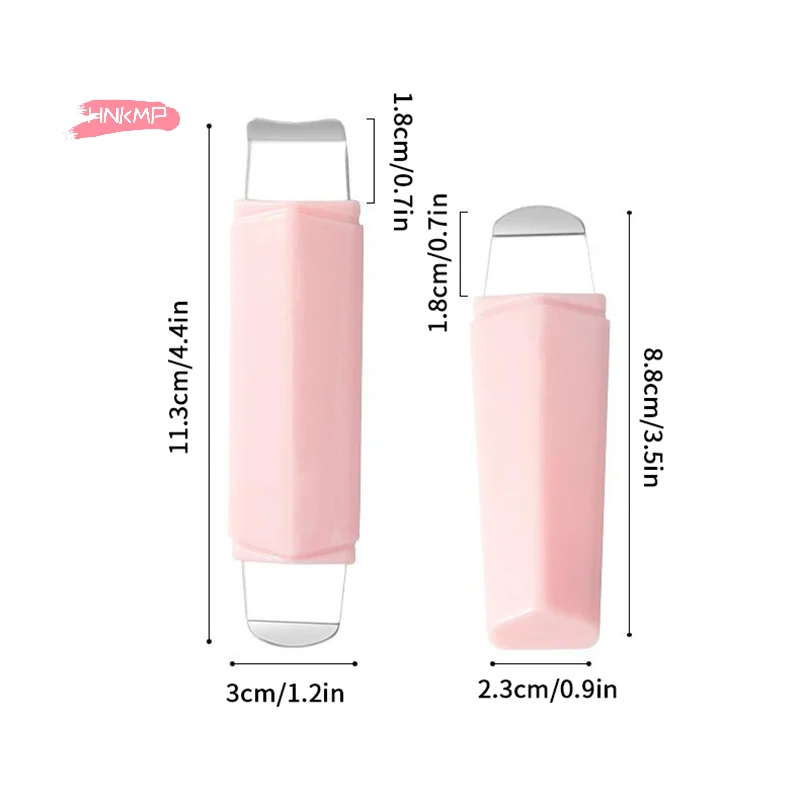 ダブルヘッド黒ずみ除去ツールフェイススクレーパーディープクレンジング鼻白ニキビ除去スキンケアフェイススパチュラ