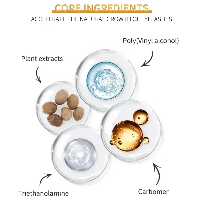Sérum de croissance rapide des sourcils, produit Anti-perte de cheveux, prévient la calvitie, plus épais, allongeant, maquillage coréen