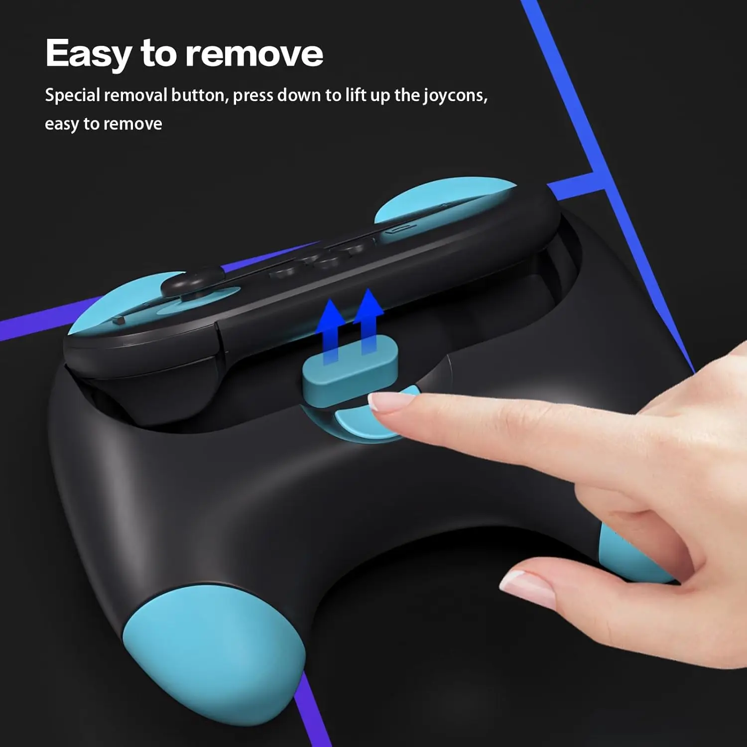For Switch 2 Controller Grips Ergonomic Handles for Switch 2 Joy-Con Anti-Slip & Lightweight Switch 2 Joy-PAD Grips 2 Packs