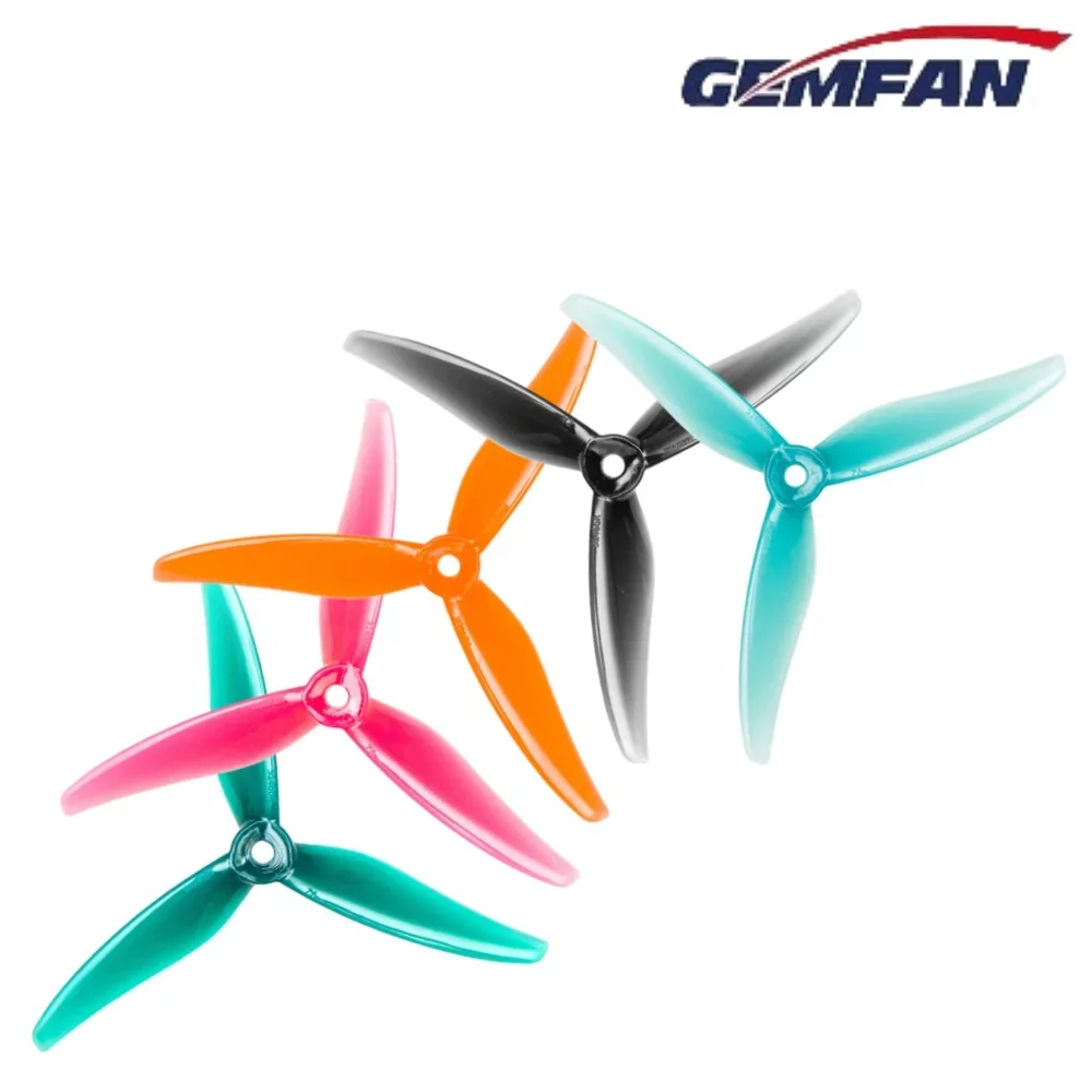 

FPV Drone Propellers 5.1x4.66 Inch TriBlade 4PCS 2Pairs Set Low Vibration High Efficiency for 5 Freestyle Racing Quadcopter