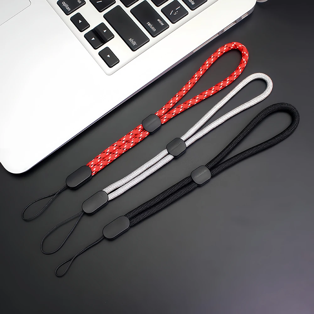 5 Stück 12-45cm Handyhüllenband USB-Schlüsselband Kurzes Lanyard Verstellbare Handschlaufen Anti-Verlust-Handgelenksband für Schlüsselanhänger, Handy, Kamera – Detail 6