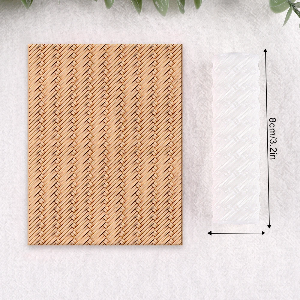 Afbeelding 7: Polymeer Klei Textuur Roller Plastic Aardewerk Patroon Stempelgereedschap voor Klei Modellering, DIY Sieraden Oorbel Embossing, Crafting