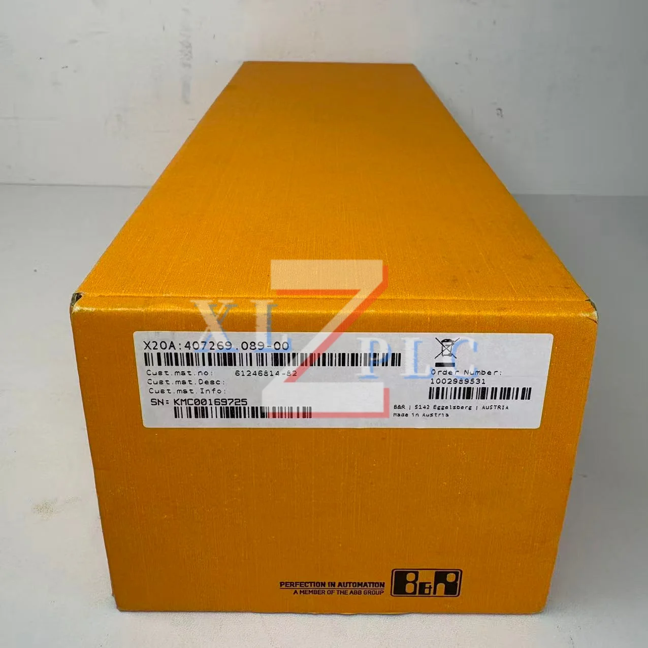 

PLC Controller X20A-407269.089-00（X20BC0083+X20PS9400+X20SD1207+X20SI2100+X20AT2222+X20ZF0000+X20CM2821+X20AI1744）brand new