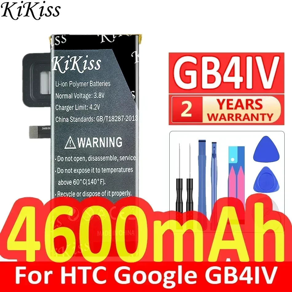 KiKiss Akku 4600 mAh für HTC Google GB4IV