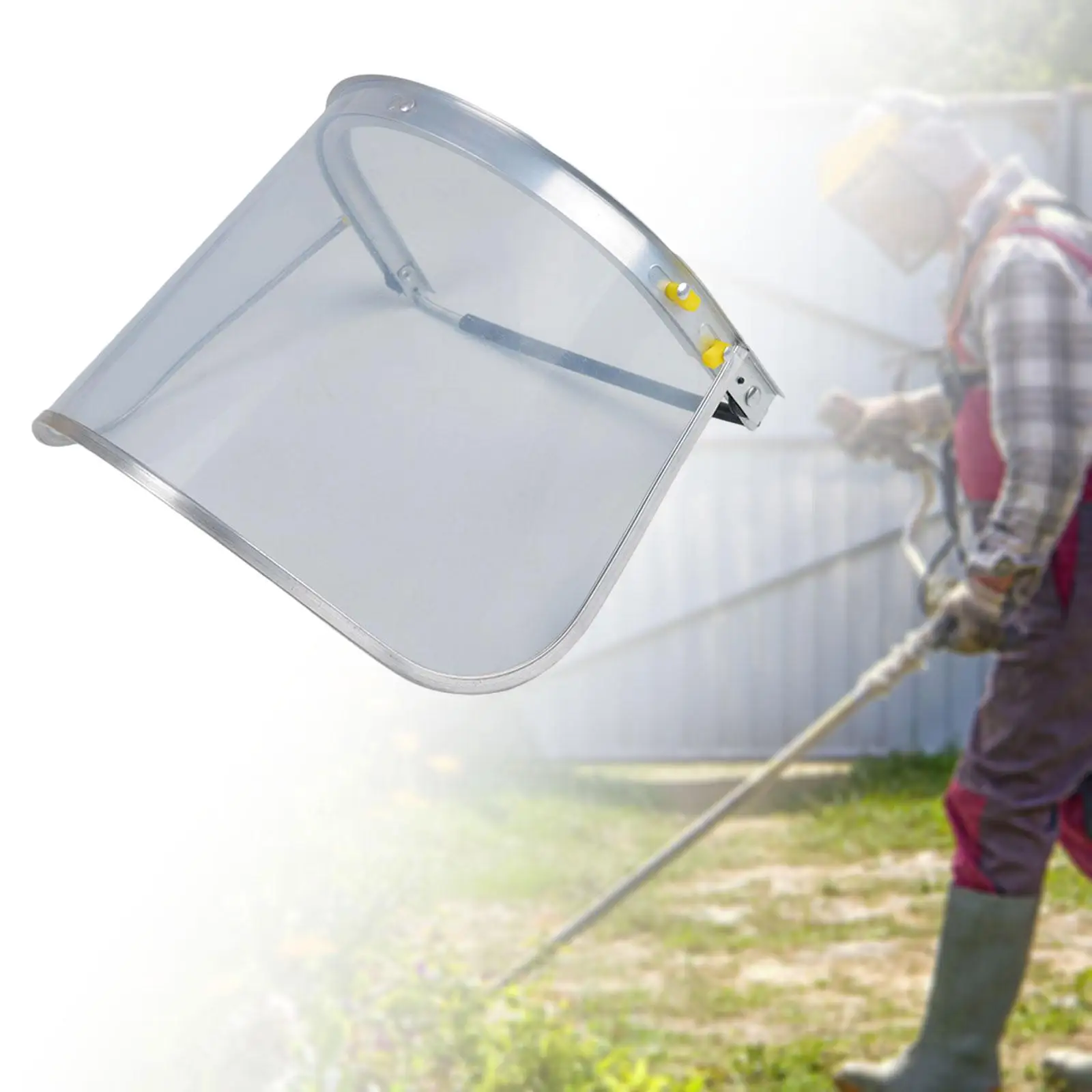 Replacement Face Shield and Bracket for Hard Hat Sturdy Universal PVC Visor