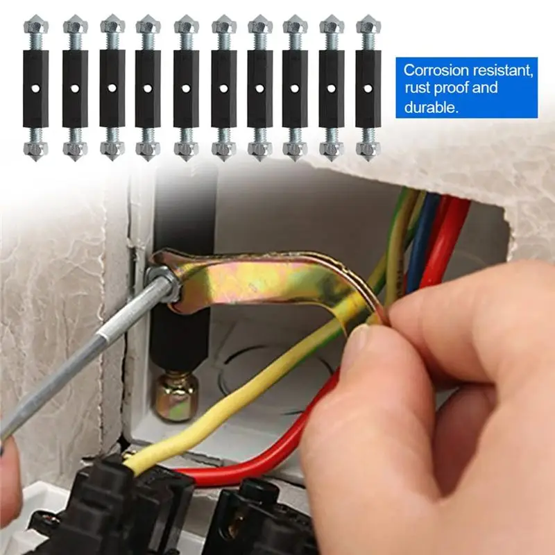 ABVJ-Manganese Steel Switch Socket Concealed Box Repairer Cassette 10PCS Electrical Case With Wrench Repair Unit Type 86