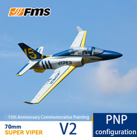FMS 70mm Culvert Viper V2 PNP Fixed wing model of remote control foam aircraft Outdoor remote-controlled airplane toy