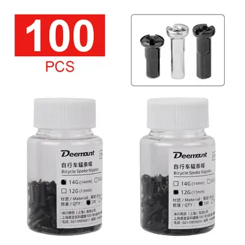 100 Stück Messing Speichen nippel 14g 13g 12g MTB Rennrad Rad E-Bike Roller Felgen kappen Cu Muttern Kupfer teile beschichtet