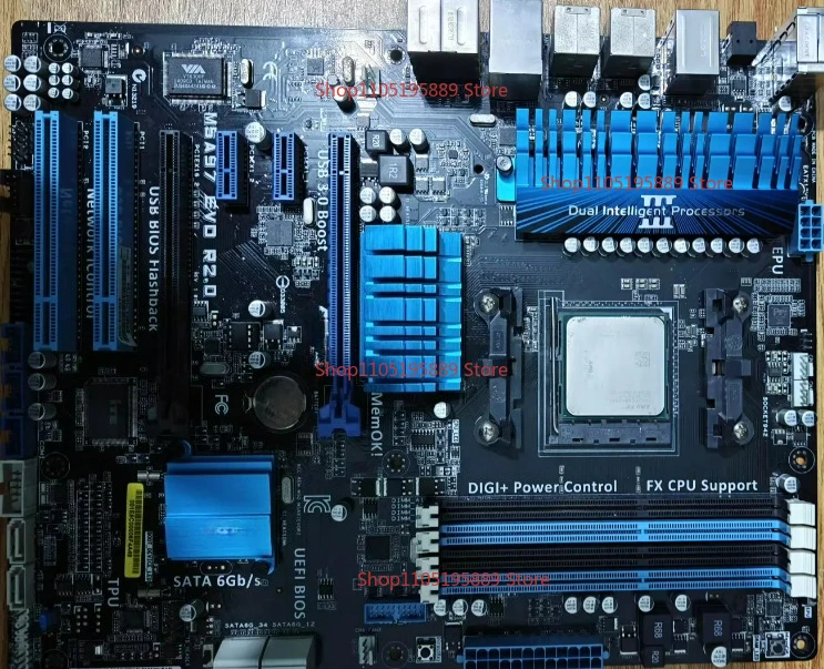 

Материнская плата ASUS M5A97 EVO R2.0 AM3+ Deluxe 970 с поддержкой процессоров FX8370 и 8350