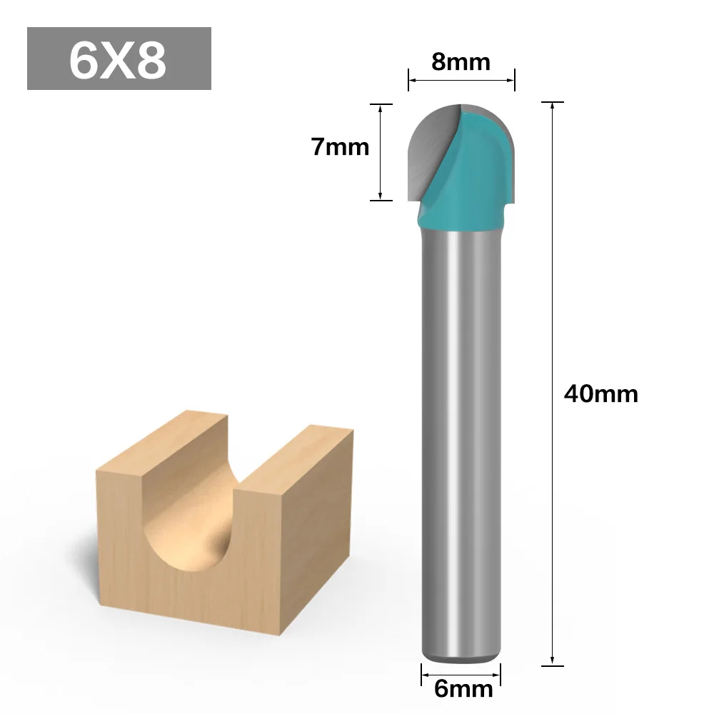 4PCS/set 6Handle Round Bottom Lace Knife Round Head Knife Woodworking Semicircular Relief Knife Ball Head Computer