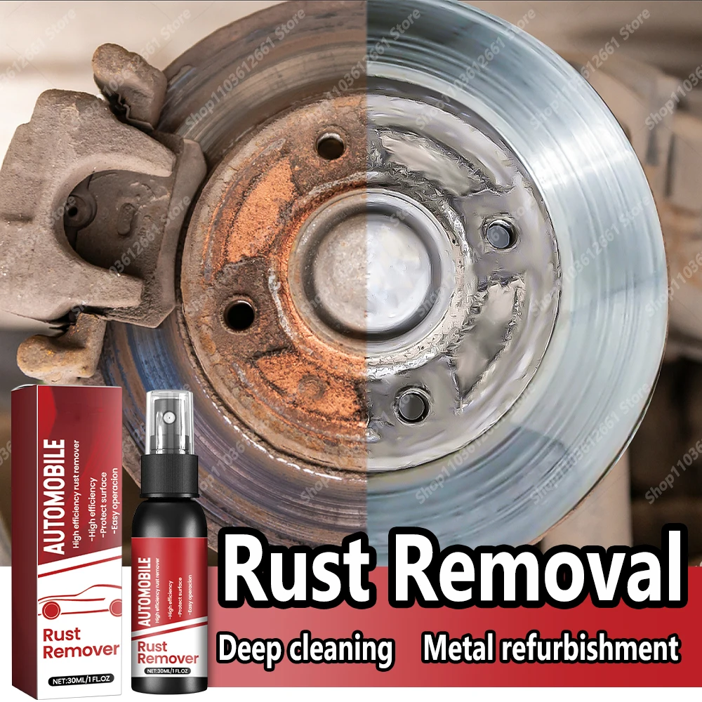 Rust Removal of Car Motorcycles Truck Automobile Exhaust Pipe Wheel Brake Discs Remove Rust Multifunction Cleaning Renovation