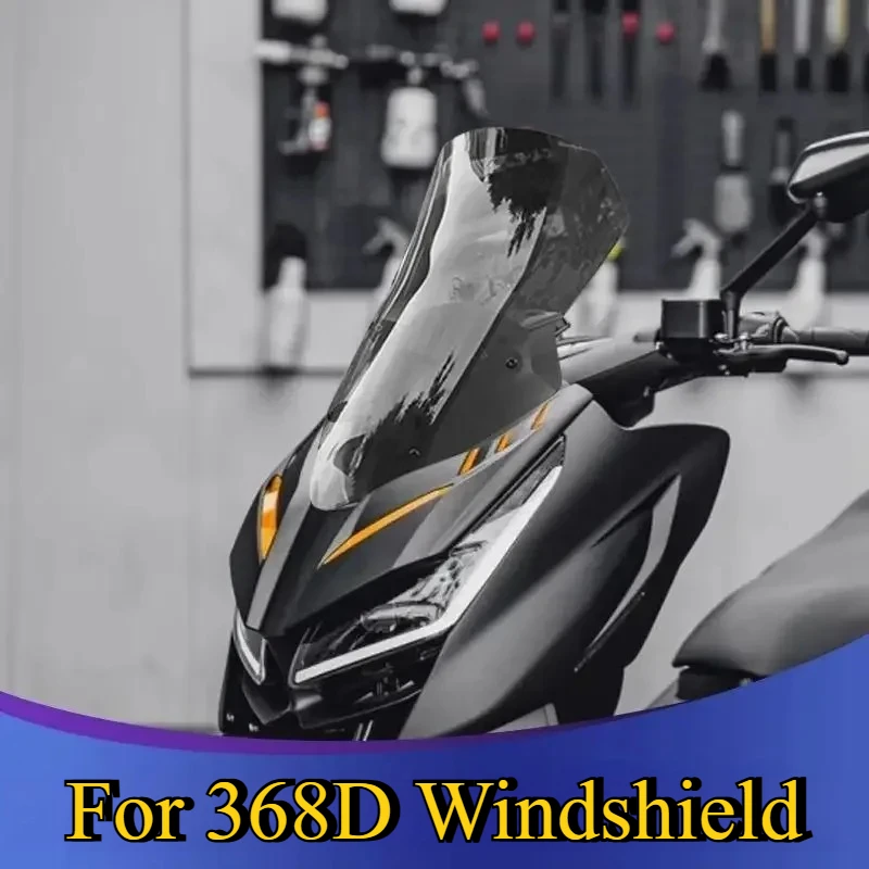 

For ZONTES 368D Motorcycle Front Windshield Modified 368 D Deflector, Windshield Protective Cover And Goggles With Bracket