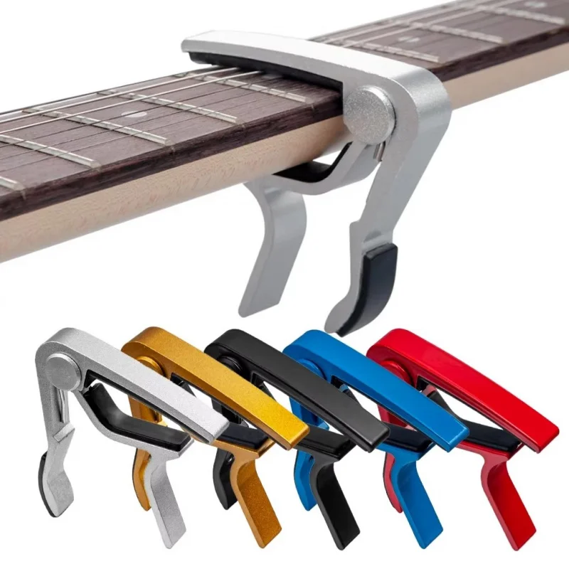 1/2/3PCs universal aluminium Capo acoustic guitar transposition clip ukulele transpose clips guitar accessories parts