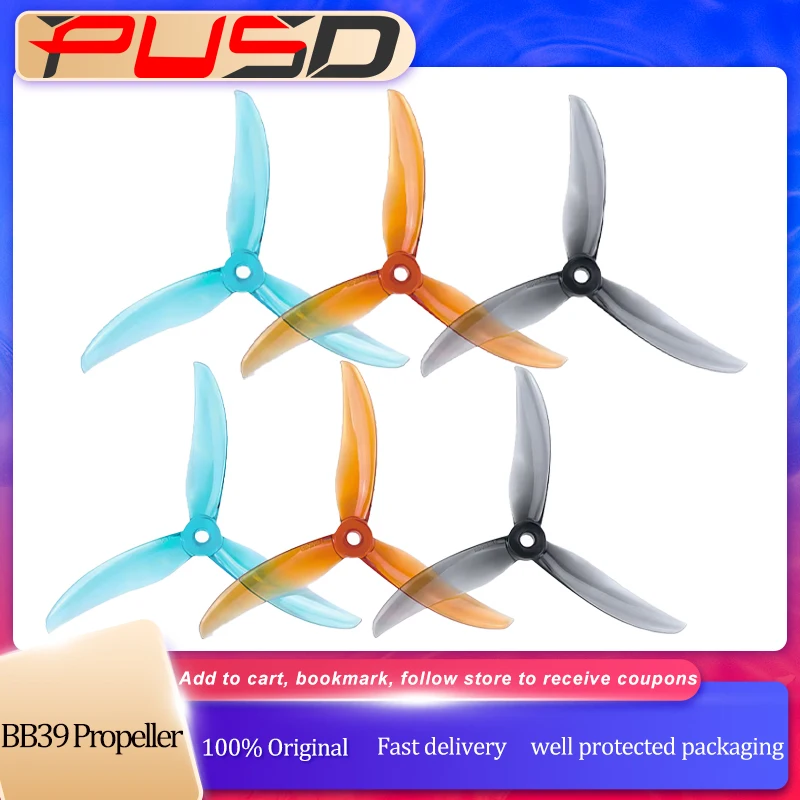 

Axisflying BlackBird New BB39 3-Blade Freestyle Propeller Fit for BB2207 V3/AE2207 V2/Bando Motor RC Drone Accessories