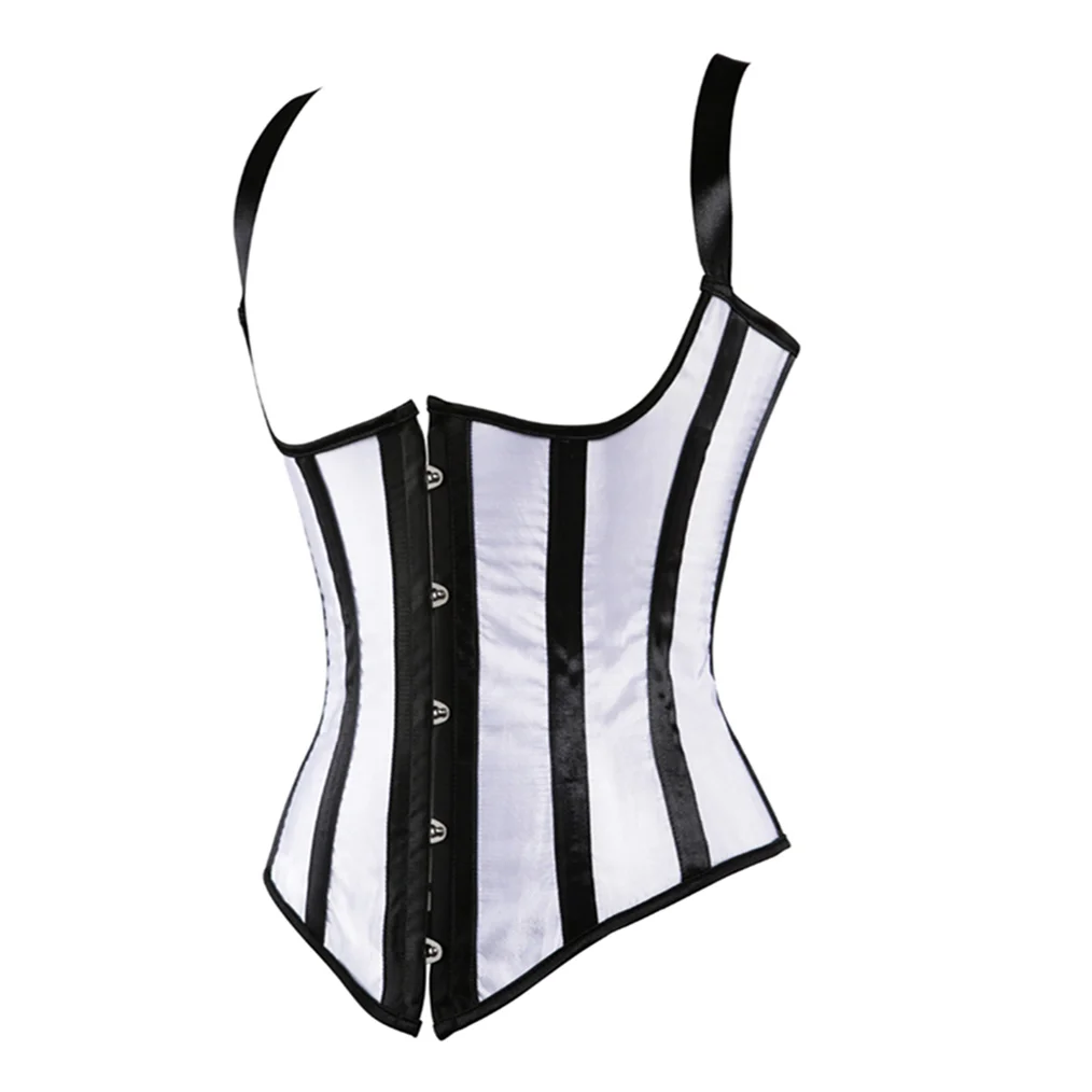 Woman Corgested Bustier with Cups Corset Top with Straps Body Shapewear Women Overbust Basque Costume Women's Underwear