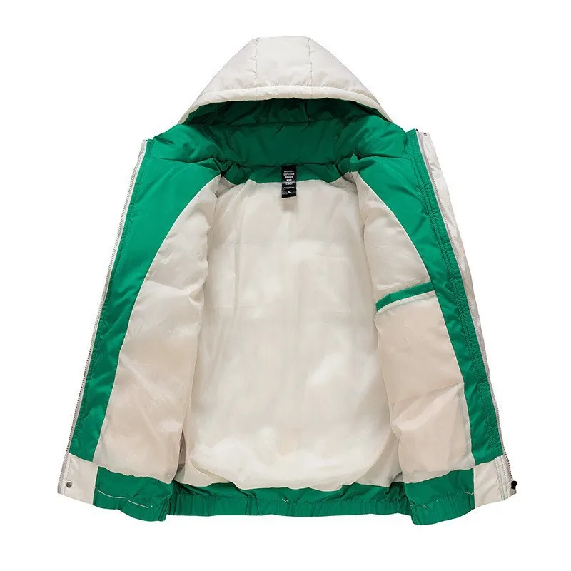 Men's Fashion Windbreaker Parka Winter Jacket Male Coat Men Streetwear Autumn Overcoat Windproof Casual Warm Hombre Outdoors