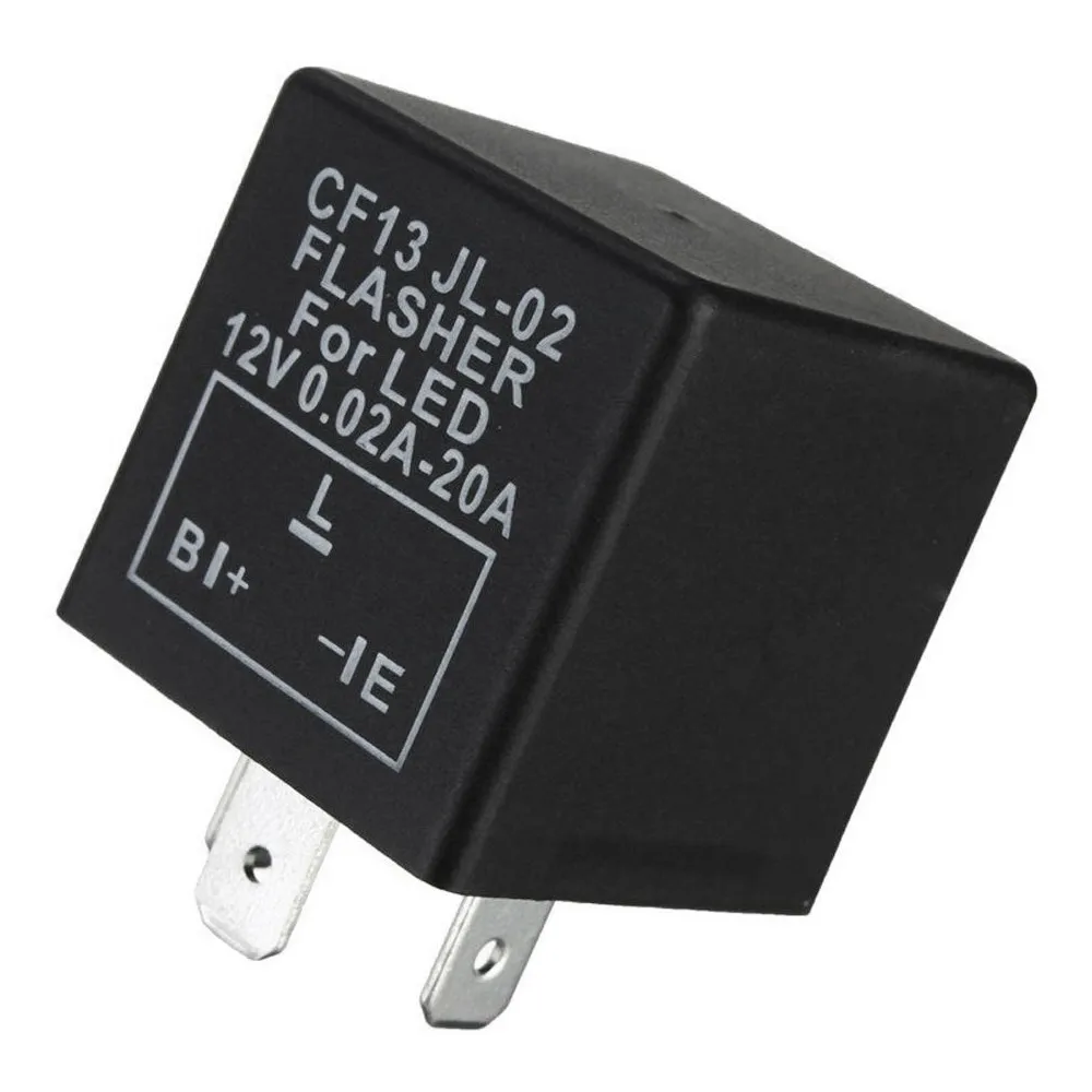 Carro 3 pinos CF-13 eletrônico LED 12V pisca relé correção para pisca-pisca
