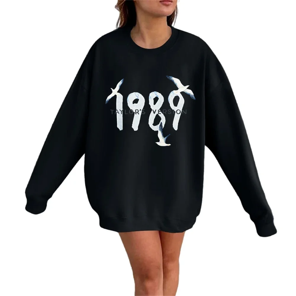 1989 Autumn Winter Hoodie Women Taylor The Eras Tour Women Sweatshirts Midnight Album Swift Print Hooded Women Clothing Pullover