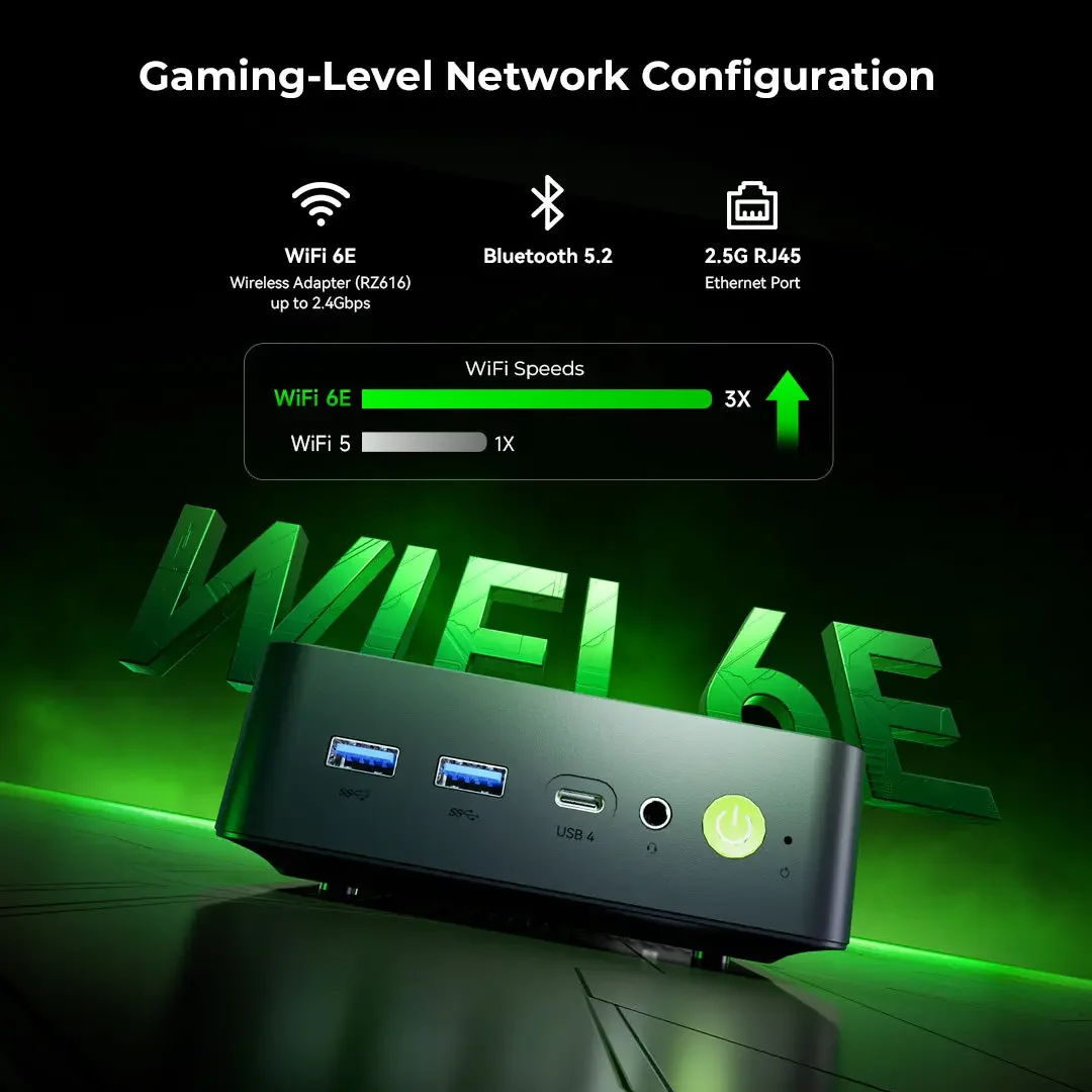 GMKtec K17 Intel Ultra 5 226V/K17 Plus Ultra 7 258V LPDDR5 16GB 32GB 2XM.2 2280 SSD WIFI6E BT5.2 External Dock Supported Mini PC