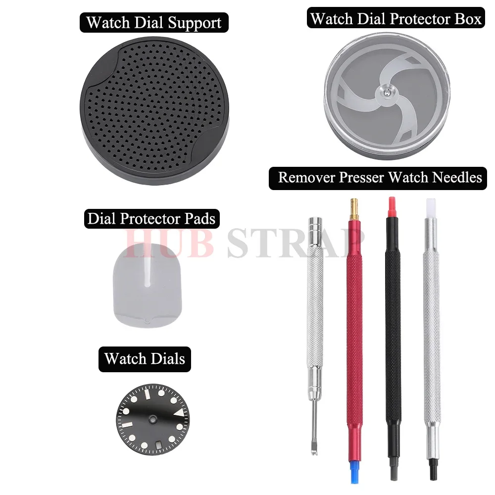 Uhr Schmuck Uhrwerk Gehäuse Kissen Pad Leder Schutz Halter Professionelle Uhr Reparatur Werkzeug Zubehör für Uhrmacher