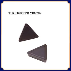 Carbide Inserts TPKR1603PPR YBG202 YBC301 Mill Blade CNC Lathe TPKR 1603 PPR Machining Metal Cutter Tools Milling Turning Tool